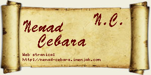 Nenad Cebara vizit kartica